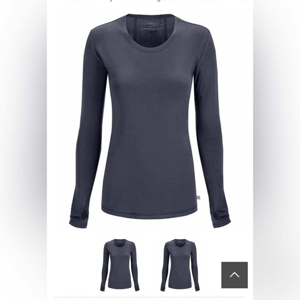 Cherokee longsleeve, dark gray T-shirt size large